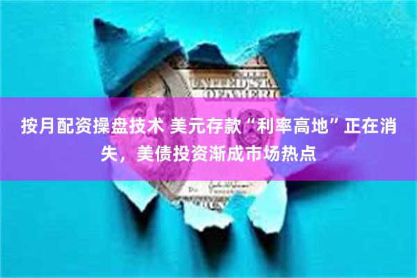 按月配资操盘技术 美元存款“利率高地”正在消失，美债投资渐成市场热点