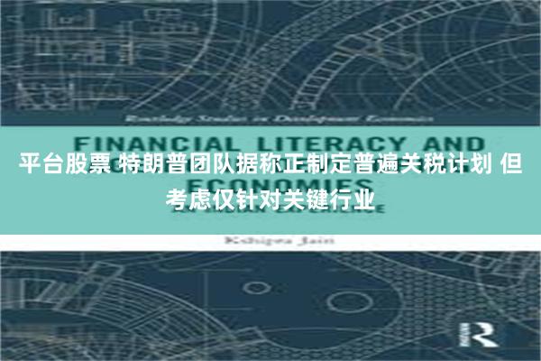 平台股票 特朗普团队据称正制定普遍关税计划 但考虑仅针对关键行业