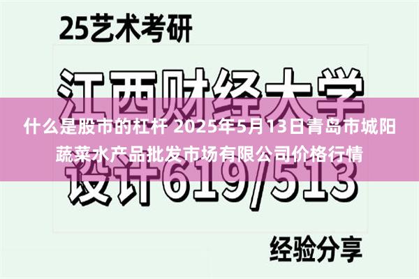 什么是股市的杠杆 2025年5月13日青岛市城阳蔬菜水产品批发市场有限公司价格行情