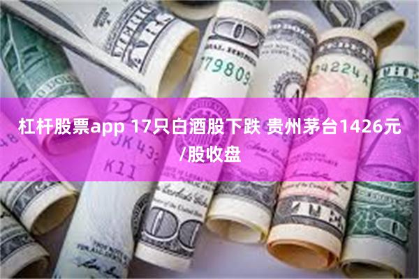 杠杆股票app 17只白酒股下跌 贵州茅台1426元/股收盘