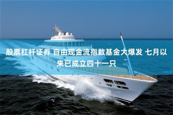 股票杠杆证券 自由现金流指数基金大爆发 七月以来已成立四十一只